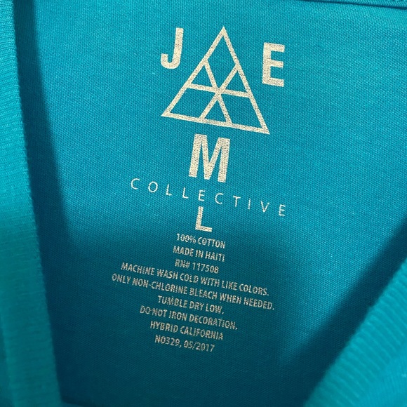 JEM Collective Juniors Graphic Aqua S/S “TACOS” T-Shirt - L - Picture 3 of 4